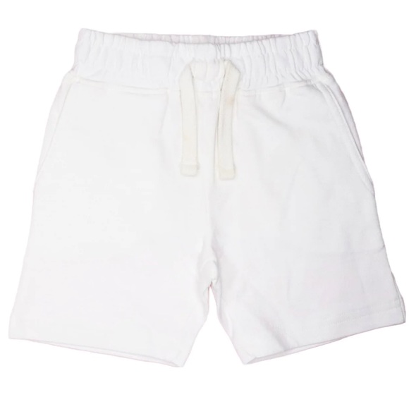 Mish Boys Solid Comfy Shorts, white size  6 - Picture 1 of 5